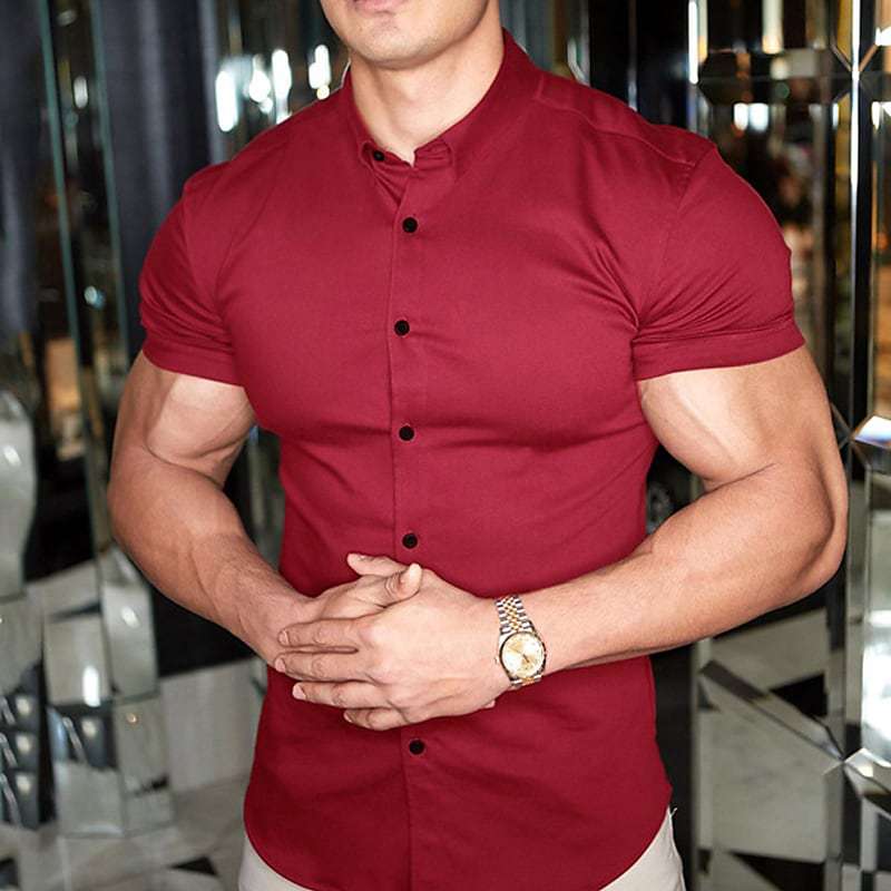 Zephyr | Men's Tight Shirt | Short Sleeve