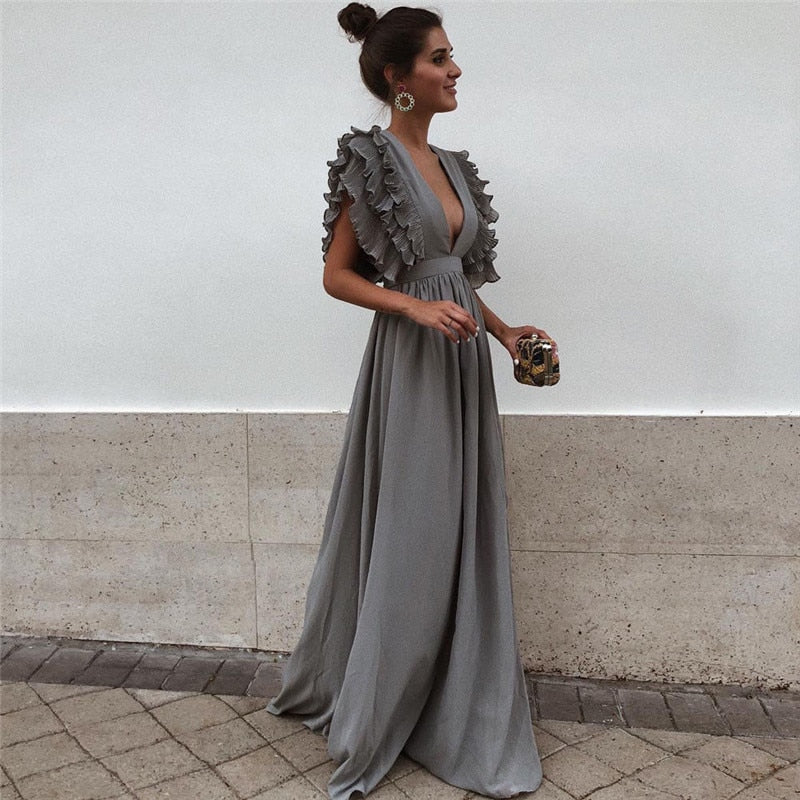 Women’s Elegant Maxi Dress Special Occasions | Evening
