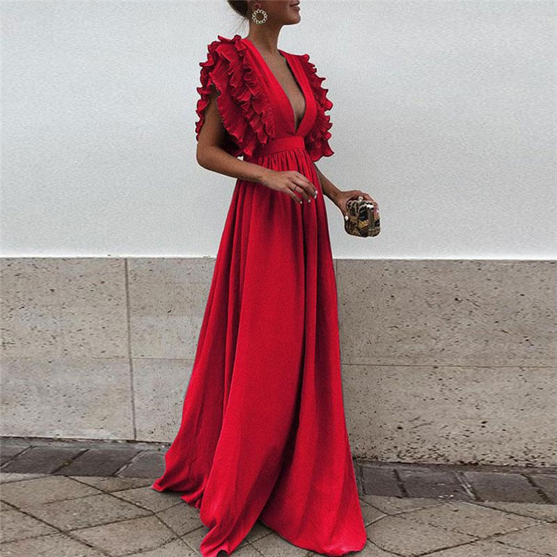 Women’s Elegant Maxi Dress Special Occasions | Evening